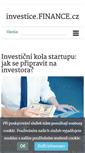 Mobile Screenshot of investice.finance.cz