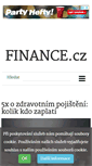 Mobile Screenshot of finance.cz