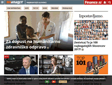 Tablet Screenshot of manager.finance.si
