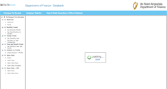 Desktop Screenshot of databank.finance.gov.ie